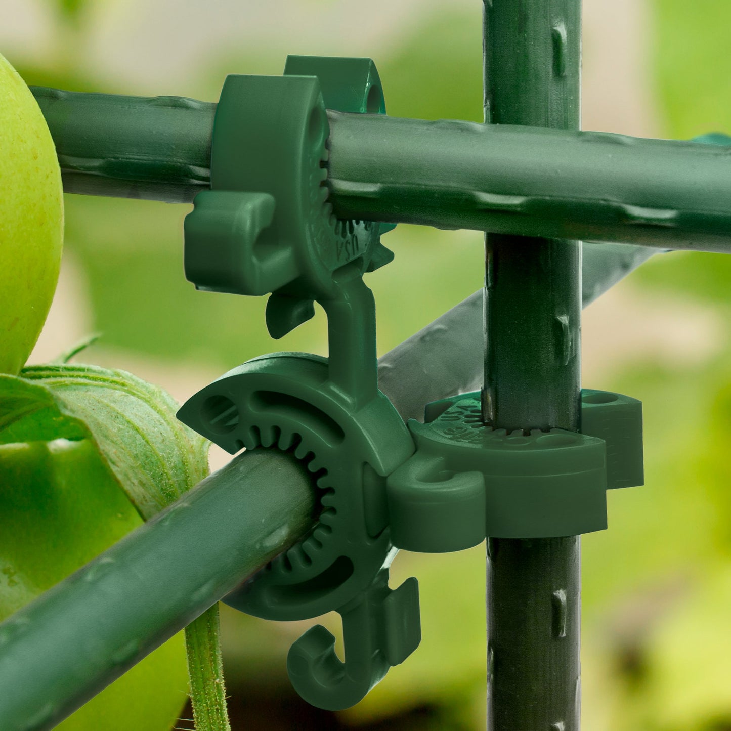 C-BITE Garden Stake Clips - Plant Support Connectors