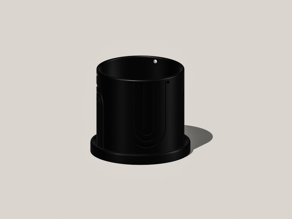Indoor Hanging Planter for Indoor, 4 or 5 inch Hanging Plant Pot Unique Gift, 3D Printed Planter, Outdoor Patio Decor, Cottagecore Decor,BOW